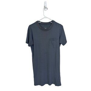 Everlane the organic cotton weekend‎ tee dress grey minimalist size S